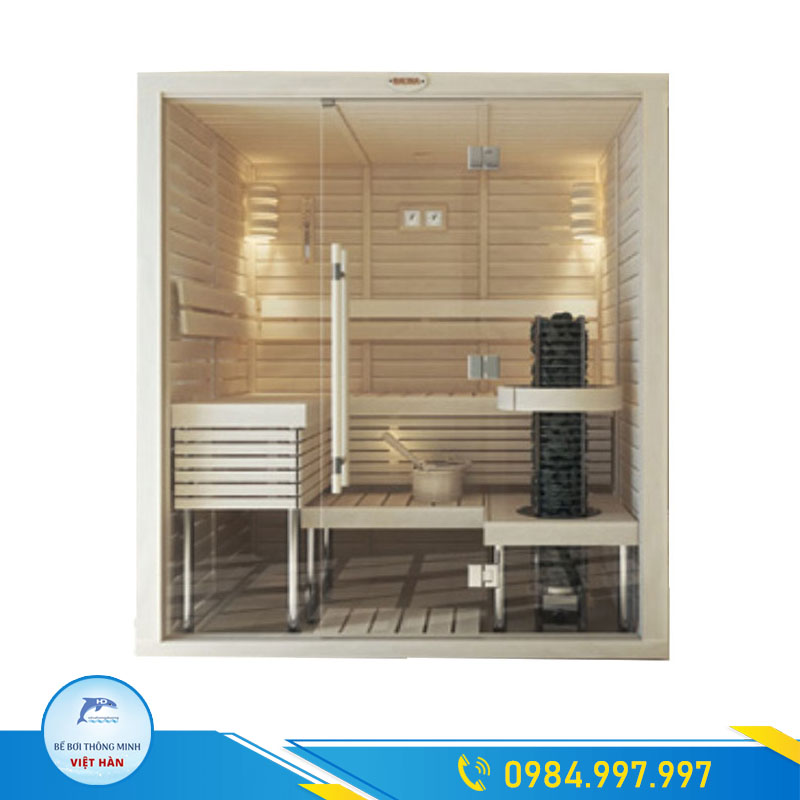 Phòng xông hơi khô nhập khẩu Sawo 1420