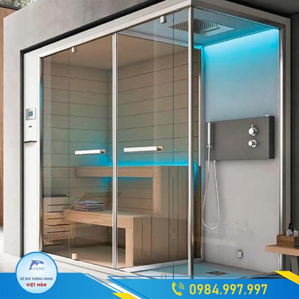 Phòng Xông Hơi Ướt Kính